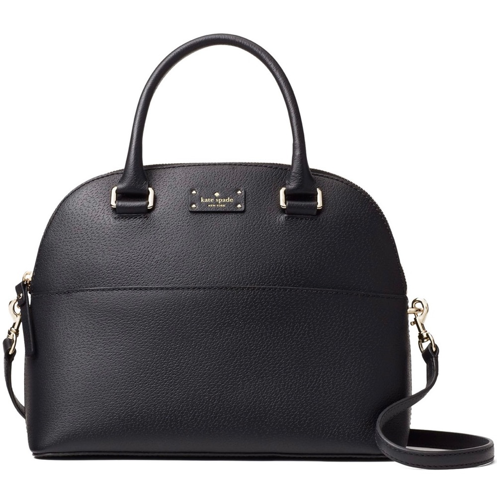Kate Spade Black Grove Street Carli Crossbody Leather Purse